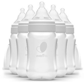 Evenflo Balance + Bottles - STANDARD Neck, Plastic