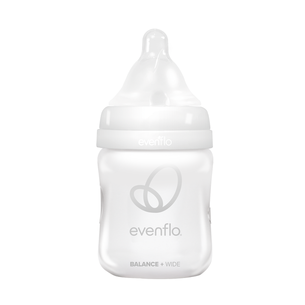 Balance + Bottles - WIDE Neck, Plastic 5oz, 1pk / Pearlized White / Plastic