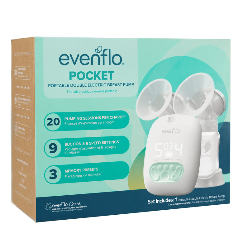 Evenflo Pocket Portable Double Electric Breast Pump