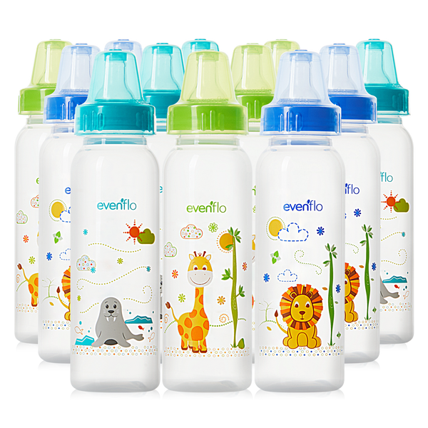evenflo zoo friends sippy cup Classic Baby Bottles, Zoo Friends, Plastic 8oz 12pk