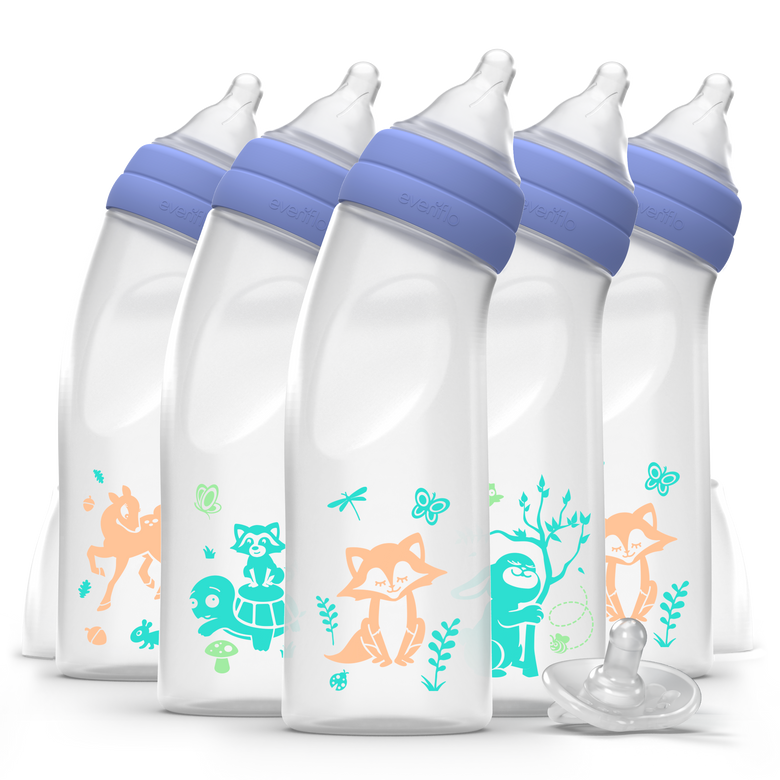Evenflo Balance + Bottles - WIDE Neck, Plastic
