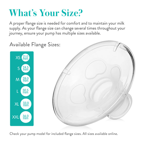 Evenflo 2-pk. 24.5-mm Small AdvancedFit Flange System