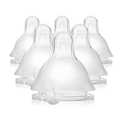 Balance + Standard Neck Baby Bottle Nipple (Fast Flow/X-Cut, 8 Months+, 6pk)