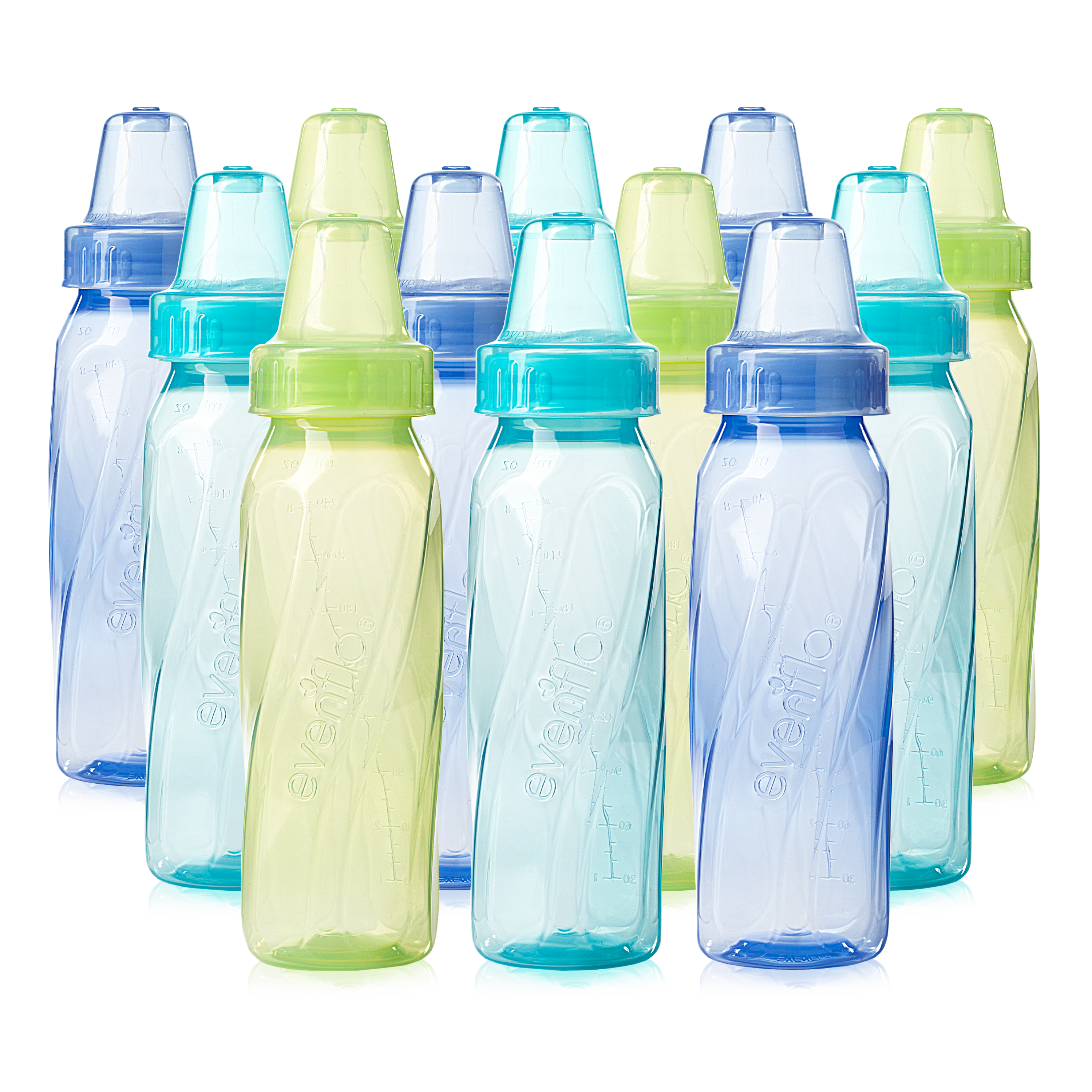 Classic Baby Bottles, Spring 8oz 12pk, Plastic