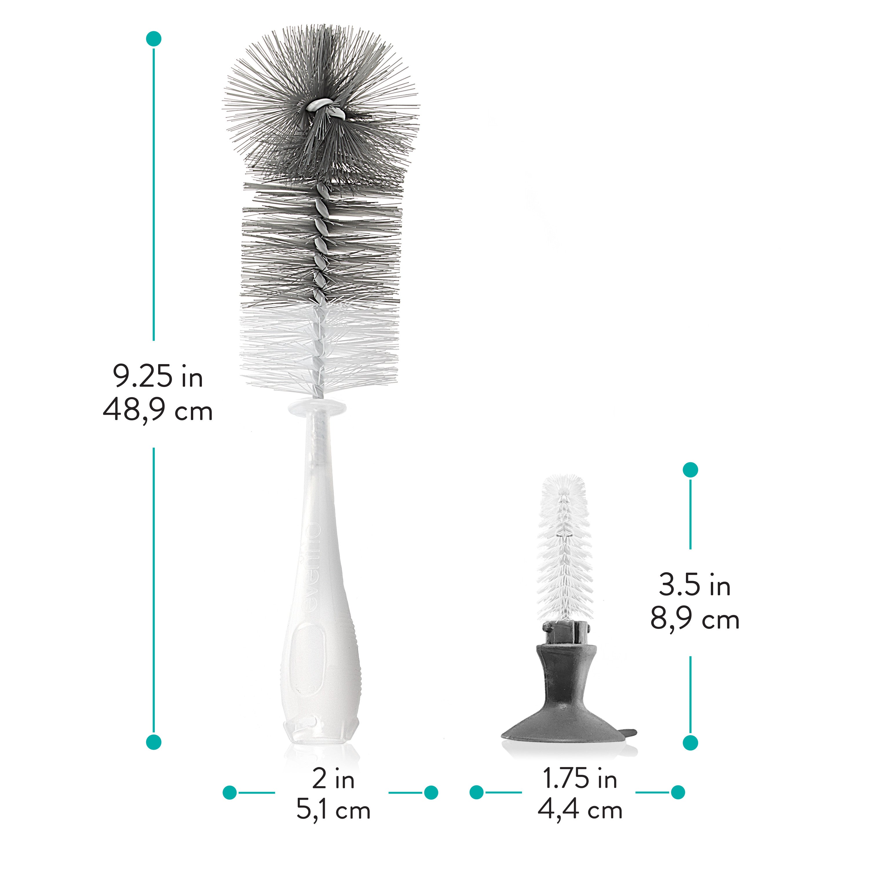 evenflo bottle brush Evenflo 2-in-1 Baby Bottle Brush with Nipple Brush – Evenflo Feeding