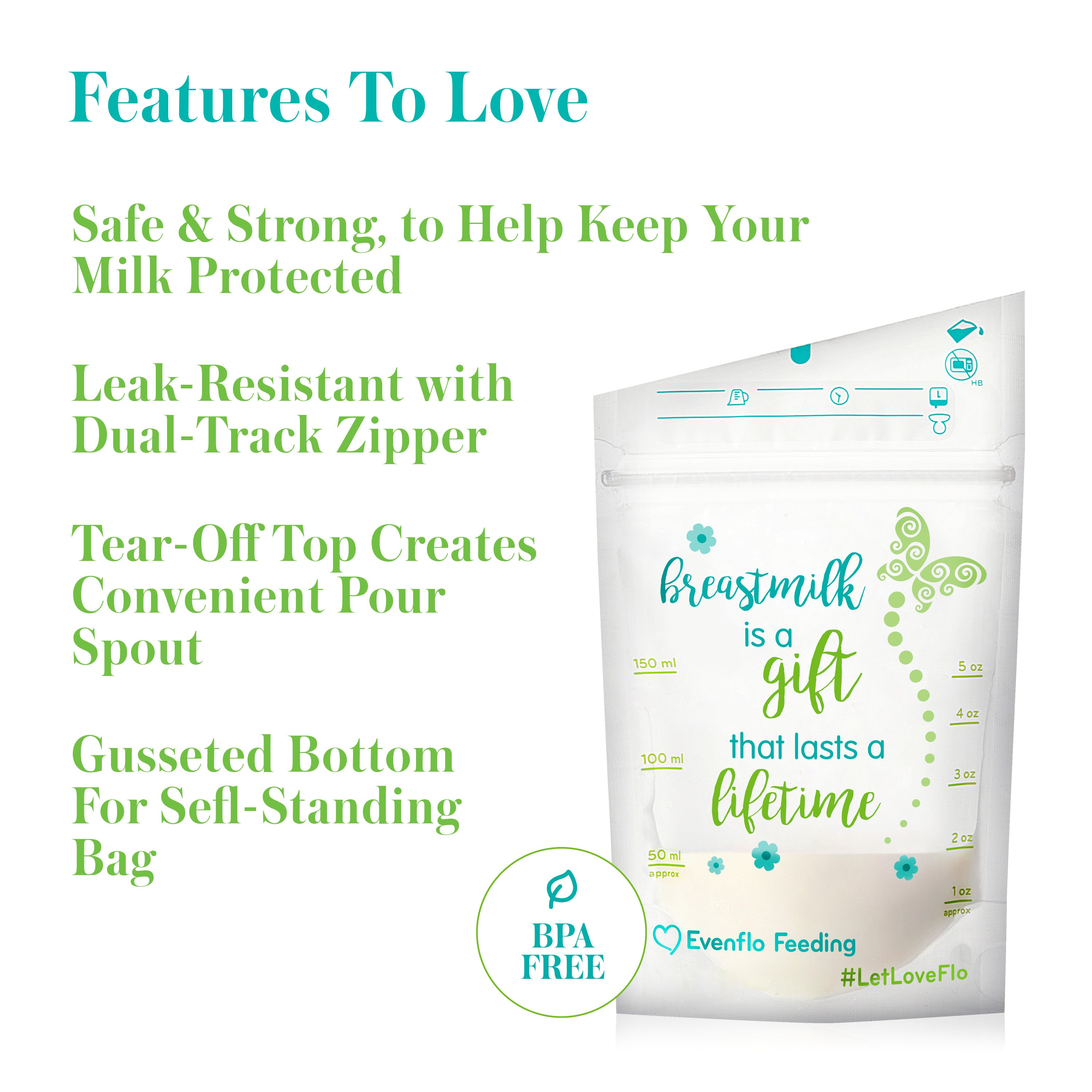 Evenflo Advanced Breast Milk Storage Bags Evenflo Feeding