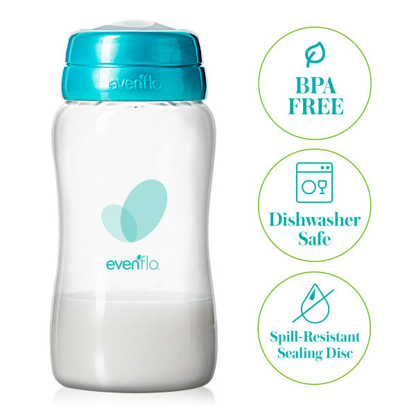 Evenflo Advanced Breast Milk Collection Bottles 5oz 6 Pack